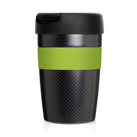 Eco Coffee Cup Stainless Double Wall Cup2Go Carbon Fibre 375ml