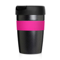 Eco Coffee Cup Stainless Double Wall Cup2Go Carbon Fibre 375ml