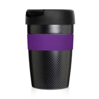 Eco Coffee Cup Stainless Double Wall Cup2Go Carbon Fibre 375ml