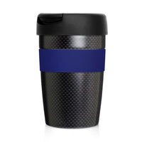Eco Coffee Cup Stainless Double Wall Cup2Go Carbon Fibre 375ml