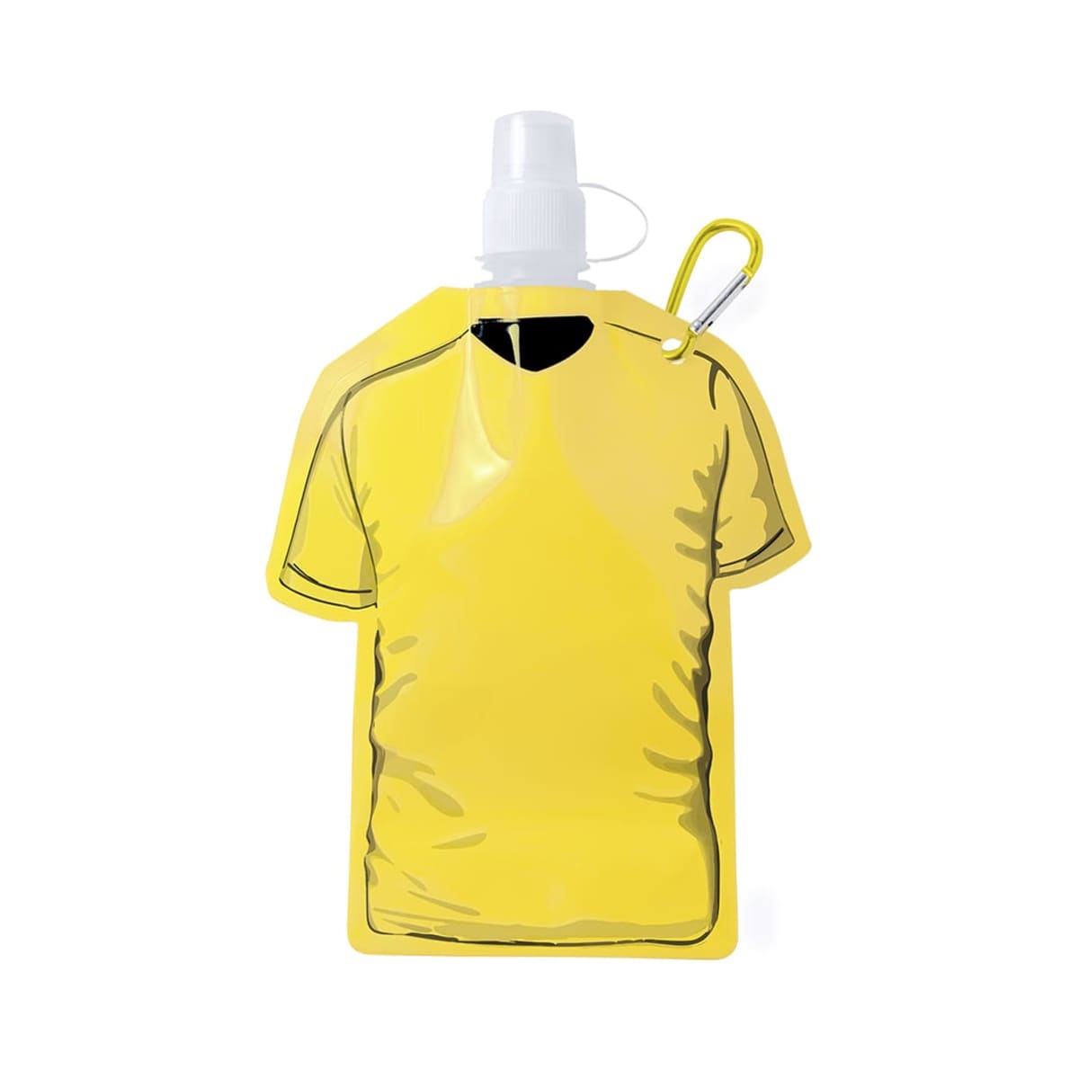 Drink bottle 470ml foldable PE material T Shirt design