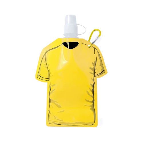 Drink bottle 470ml foldable PE material T Shirt design
