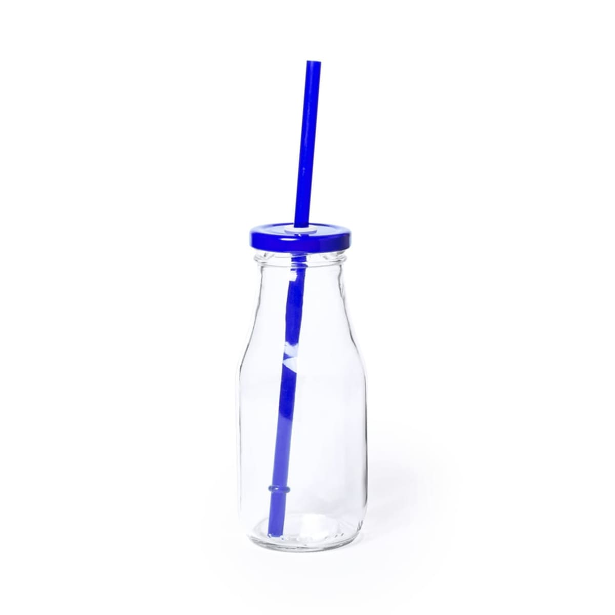 Jar glass with straw 320ml