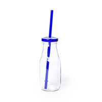 Jar glass with straw 320ml