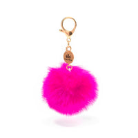 Keyring pom pom fluffy balls