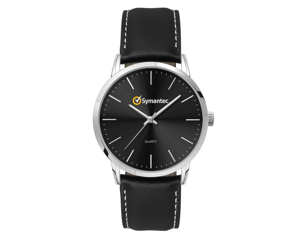Mens Dress Watch, Leather Strap