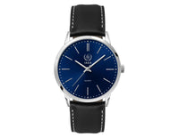 Mens Dress Watch, Leather Strap