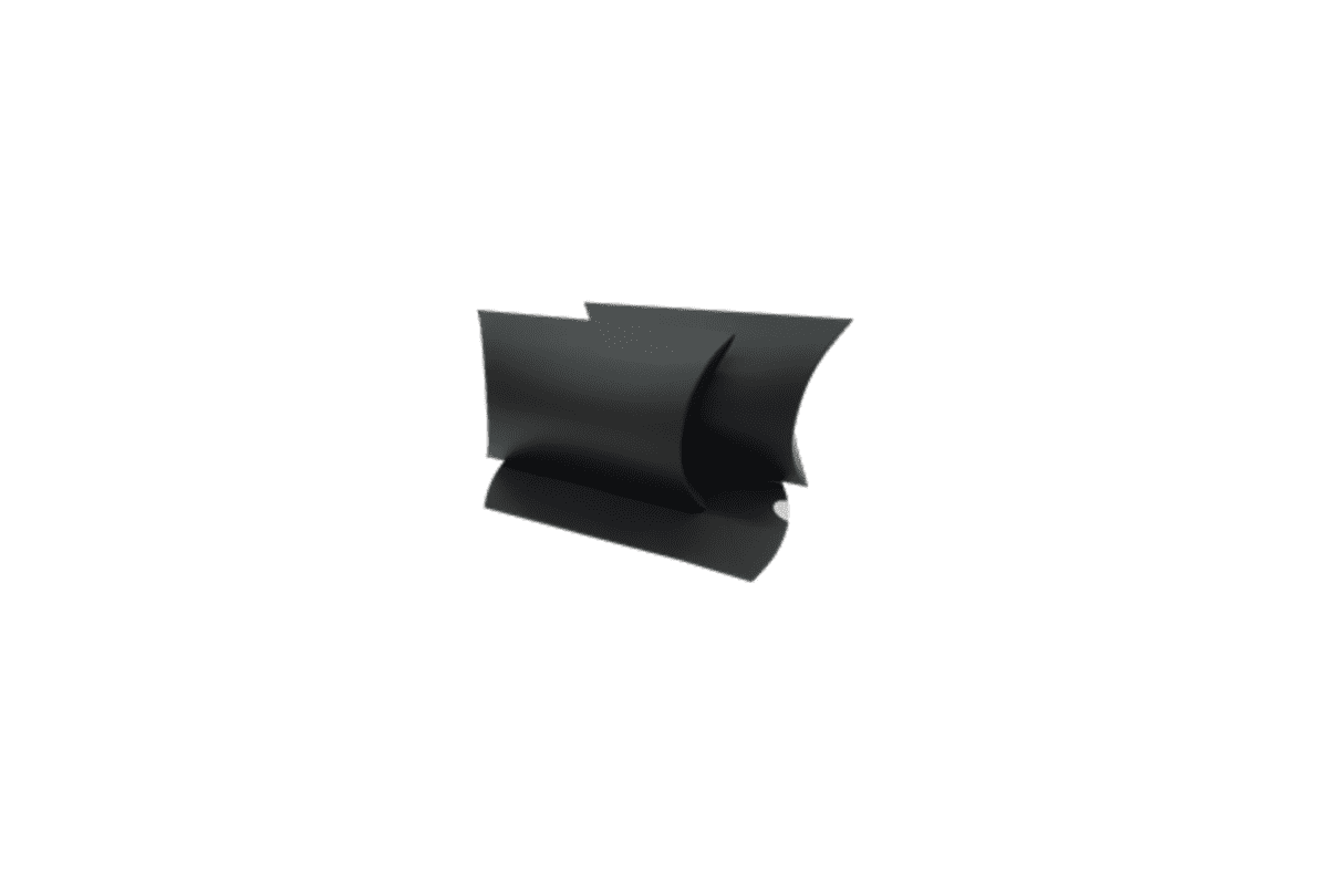 X Small Matt Black Pillow Box