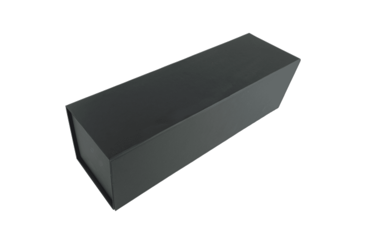 Wine Box with Magnet Closure Matt Black