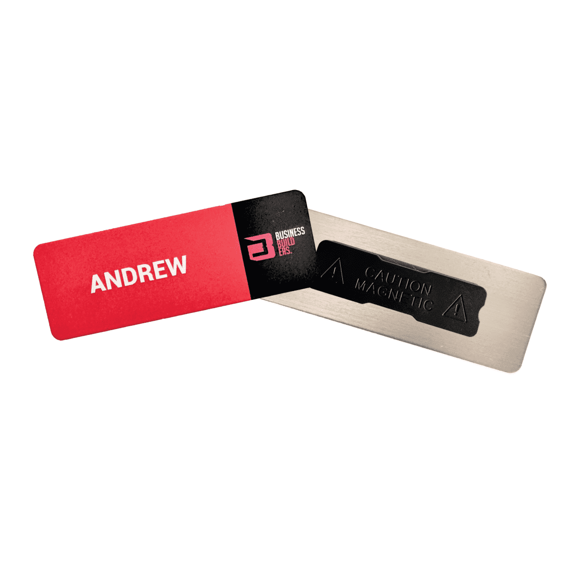 Metal Staff Badge Full Colour Print 75mm x 27mm