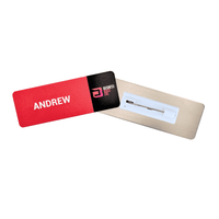 Metal Staff Badge Full Colour Print 75mm x 27mm