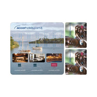 PVC Mouse Pad & Coaster Set