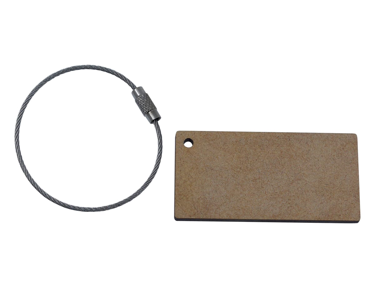 Byron Keyring - Rectangle