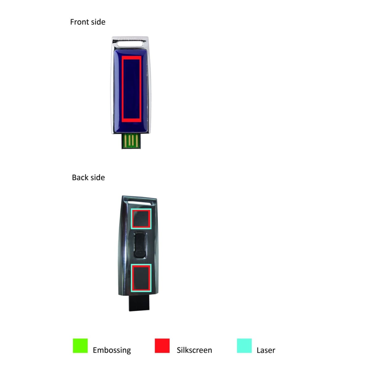 USB stick Zoom azur 16Gb