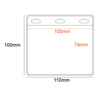 PVC Pocket Holder 105x74mm 3 Slots