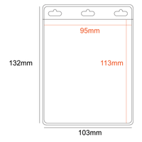 PVC Pocket Holder 95x113mm 3 Slots