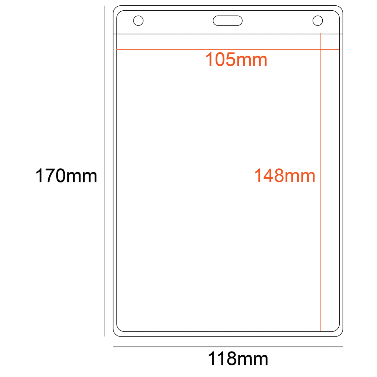 PVC Pocket Holder A6 Size 1 Slot