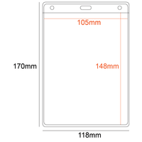 PVC Pocket Holder A6 Size 1 Slot