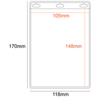 PVC Pocket Holder A6 Size 3 Slots