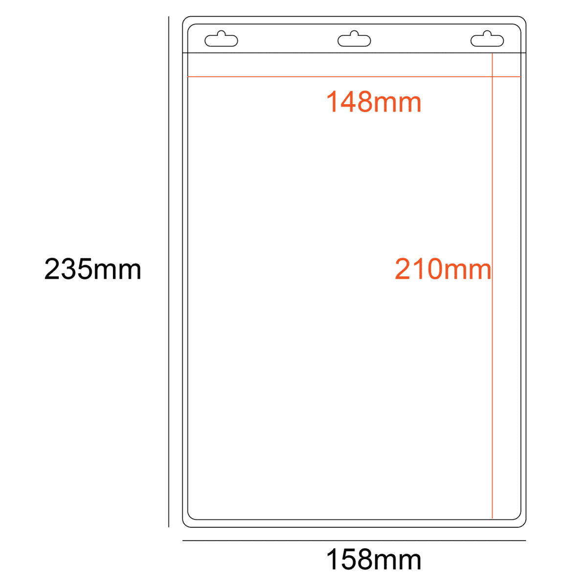 PVC Pocket Holder A5 Size 1 Slot