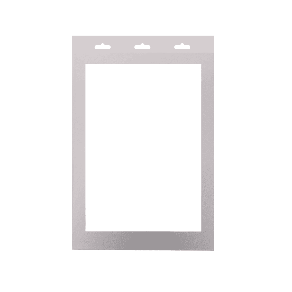 Paper A6 Name Tag Holder Double Side Opening with 3 Slots