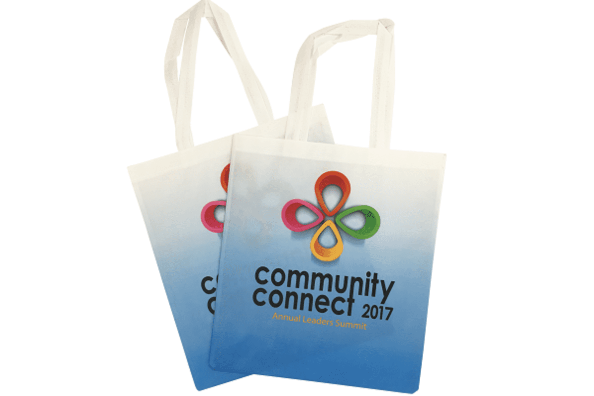 Edge to Edge Sublimated Portrait Non-Woven Tote