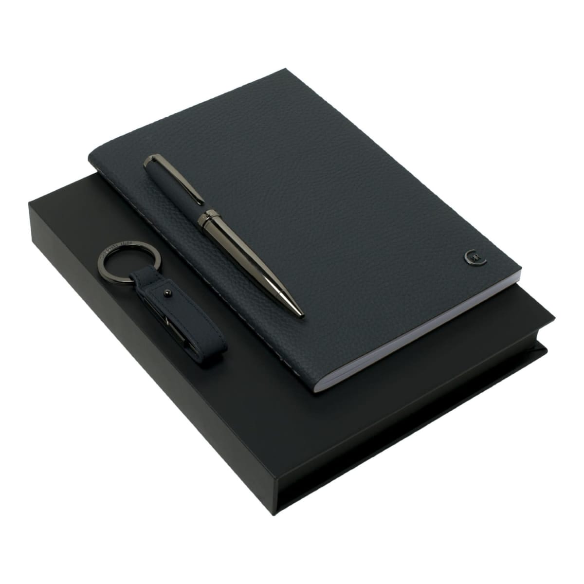 Set Hamilton Dark Blue (ballpoint pen, note pad A5 & usb stick)