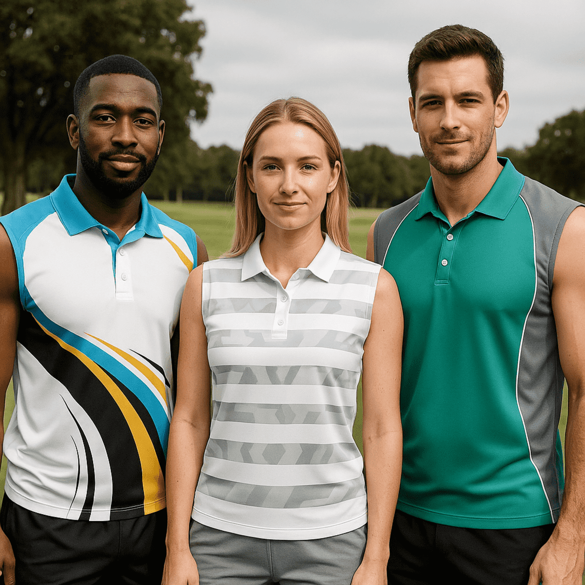 Sleeveless Polo Shirt