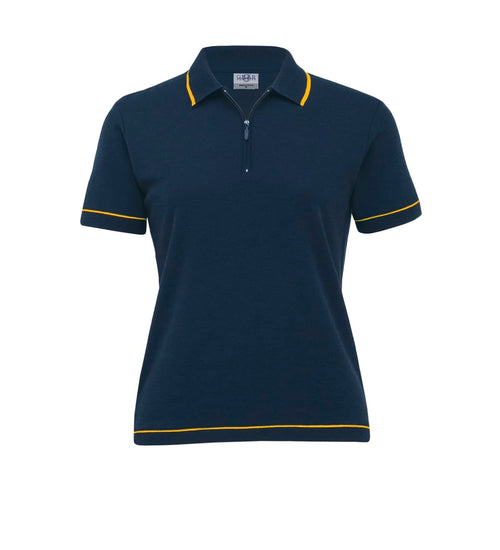 Retro Waffle Polo - Womens