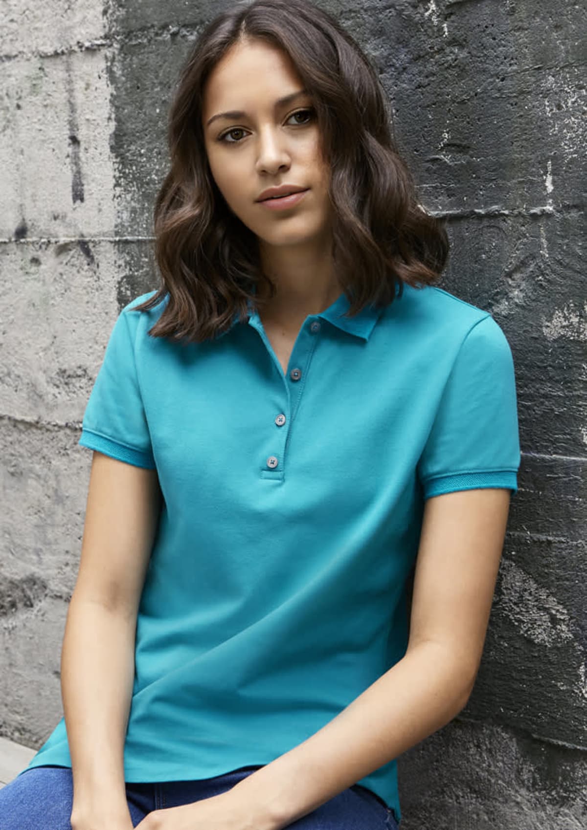 Womens City Short Sleeve Polo