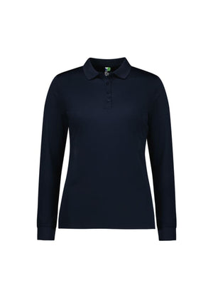 Womens Action Long Sleeve Polo