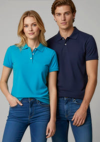 Mens Neon Short Sleeve Polo