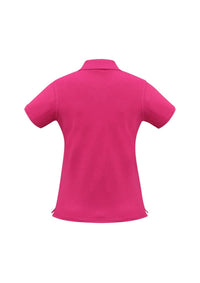 Womens Neon Short Sleeve Polo