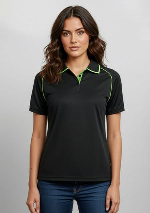 Womens Fusion Short Sleeve Polo