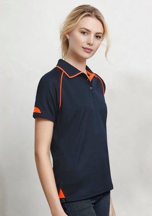 Womens Fusion Short Sleeve Polo