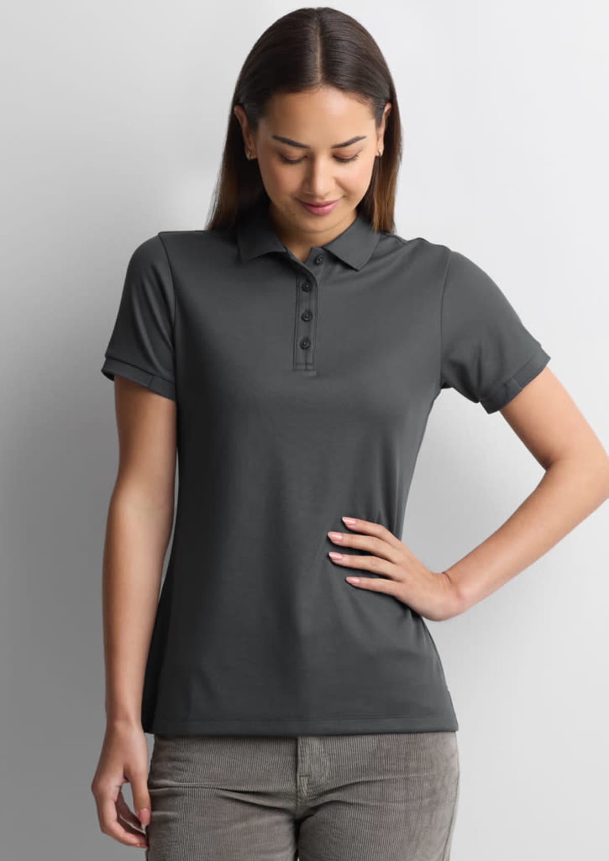 Womens Focus Short Sleeve Polo