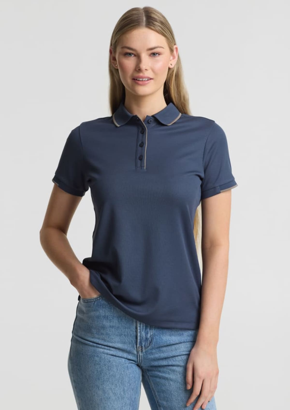 Womens Focus Short Sleeve Polo