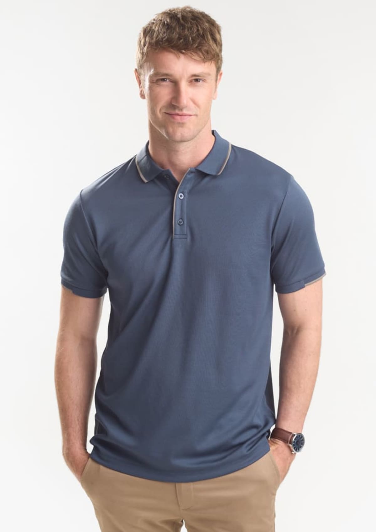 Mens Focus Short Sleeve Polo