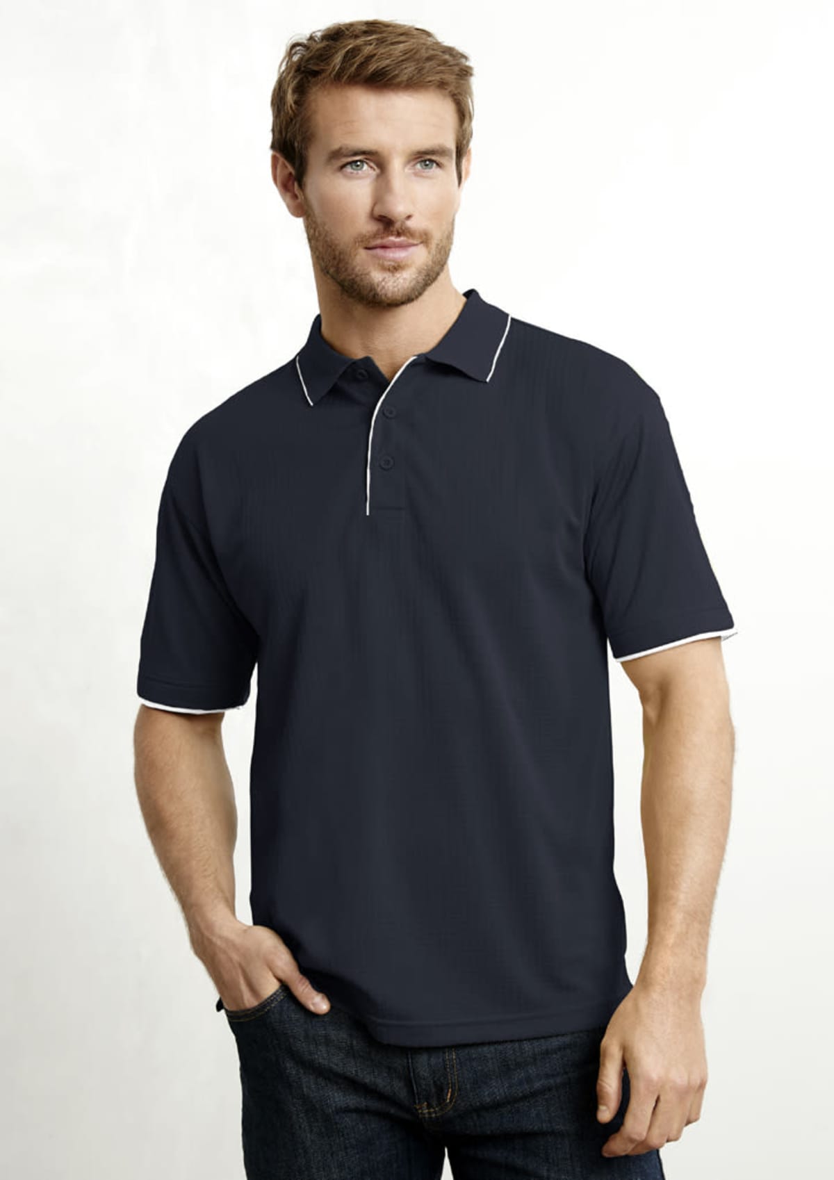 Mens Elite Short Sleeve Polo