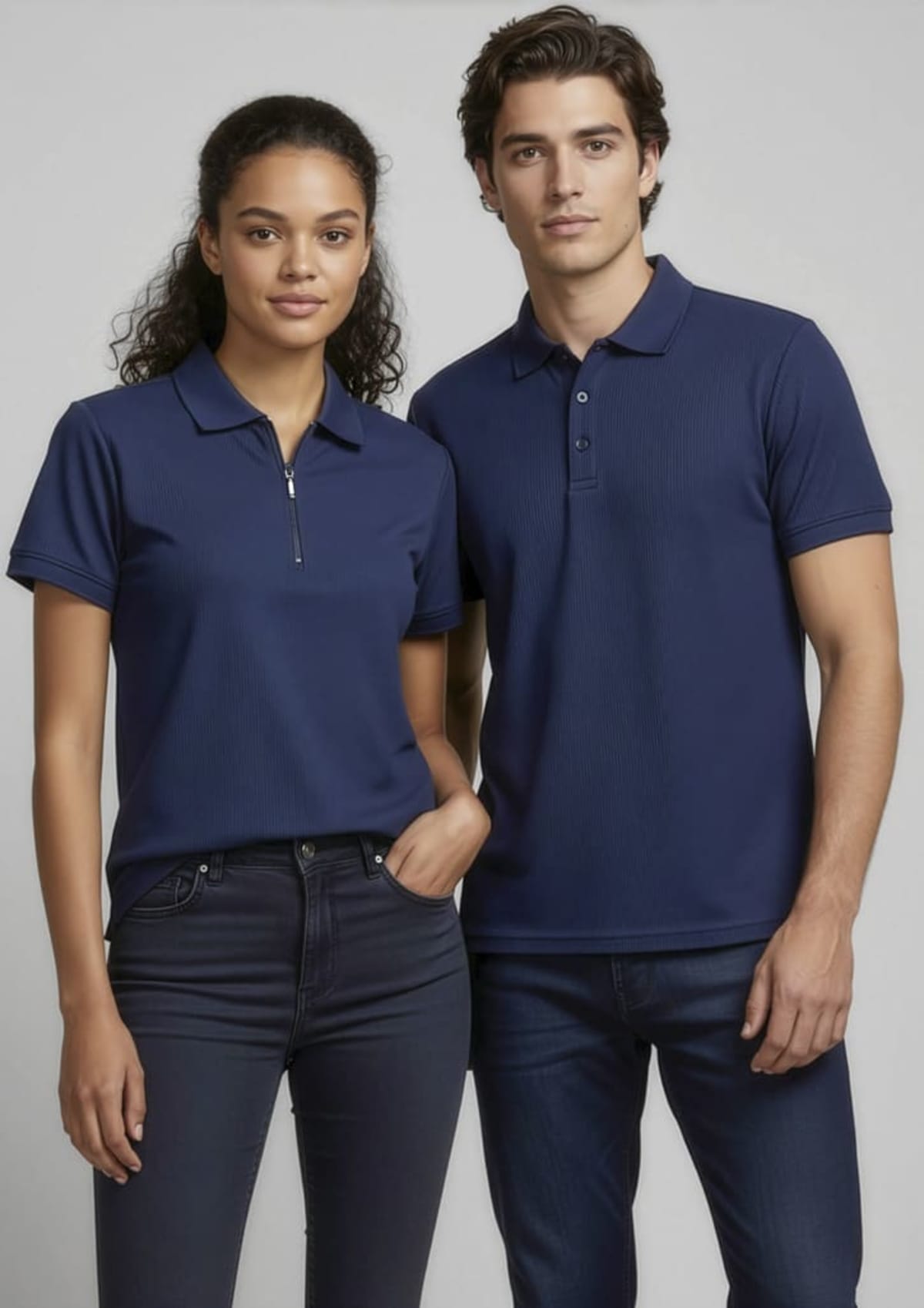 Womens Micro Waffle Short Sleeve Polo