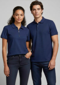 Womens Micro Waffle Short Sleeve Polo
