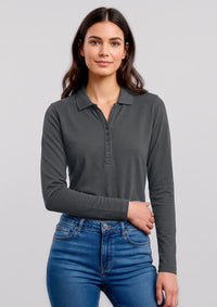 Crew Womens Long Sleeve Polo