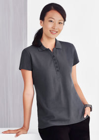 Womens Crew Short Sleeve Polo