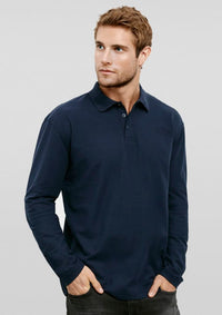 Crew Mens Long Sleeve Polo