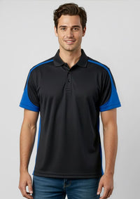 Mens Talon Short Sleeve Polo