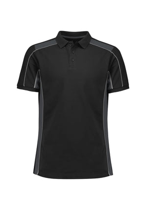Unisex Grid Short Sleeve Polo