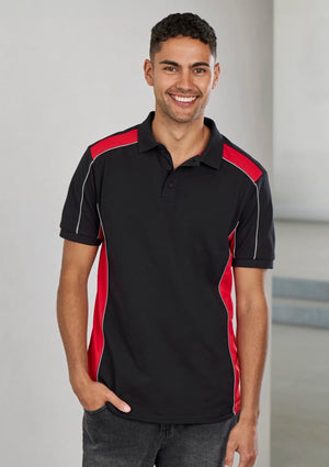 Unisex Grid Short Sleeve Polo
