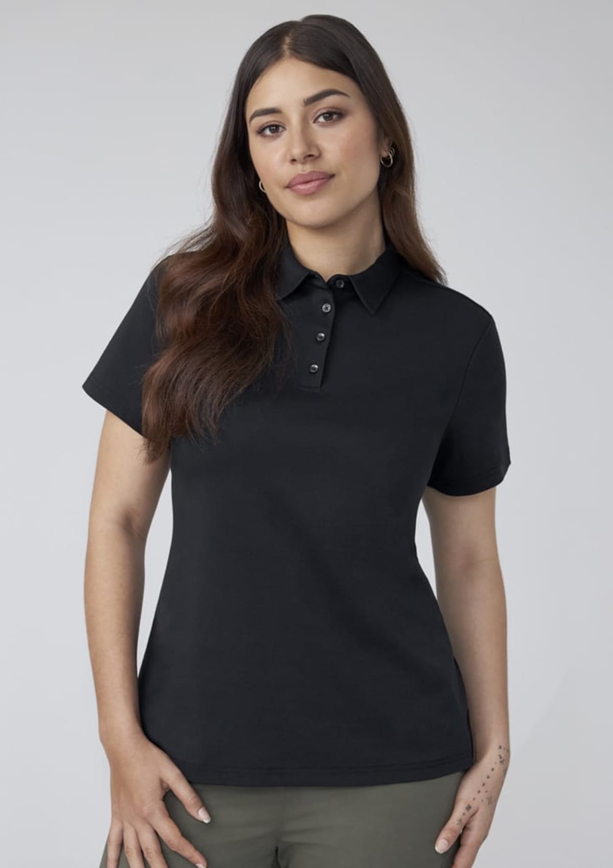 Womens Lotus Short Sleeve Polo