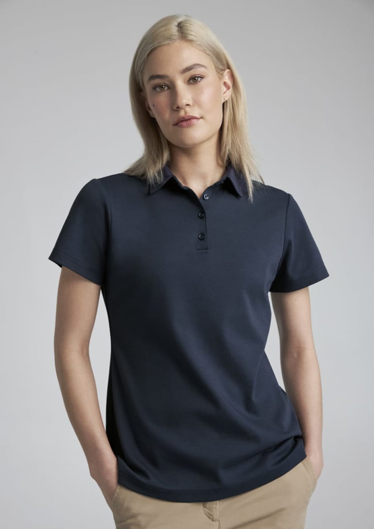 Womens Lotus Short Sleeve Polo