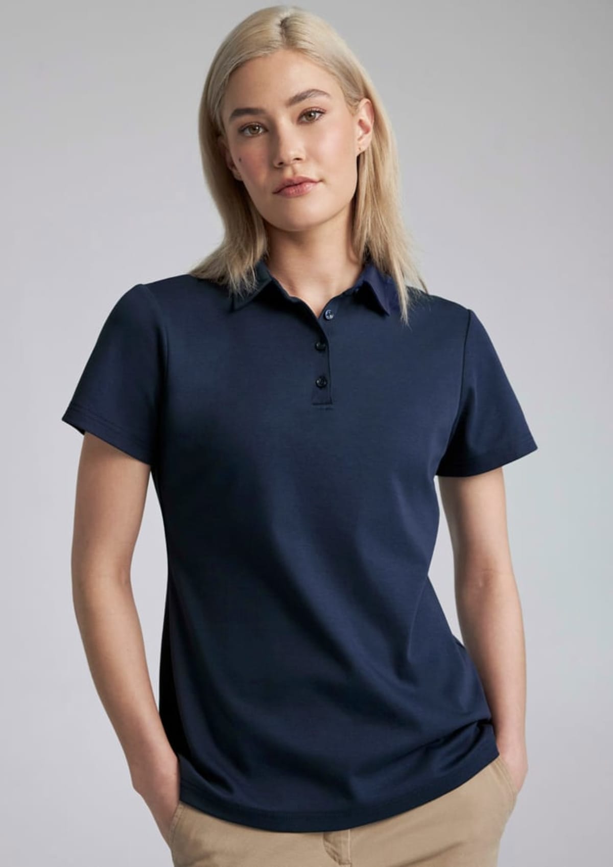 Womens Lotus Short Sleeve Polo